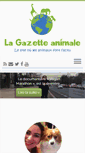 Mobile Screenshot of lagazetteanimale.com